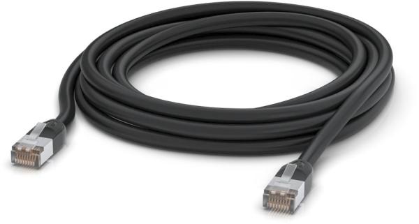 Ubiquiti UACC-Cable-Patch-Outdoor-8M-BK, Vonkajší UniFi patch kábel, 8m, Cat5e, čierny