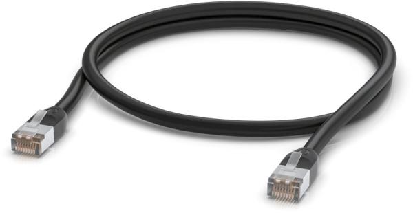 Ubiquiti UACC-Cable-Patch-Outdoor-1M-BK, Vonkajší UniFi patch kábel, 1m, Cat5e, čierny