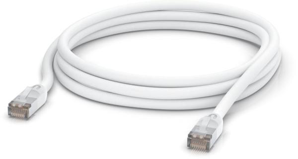 Ubiquiti UACC-Cable-Patch-Outdoor-3M-W, Vonkajší UniFi patch kábel, 3m, Cat5e, biely