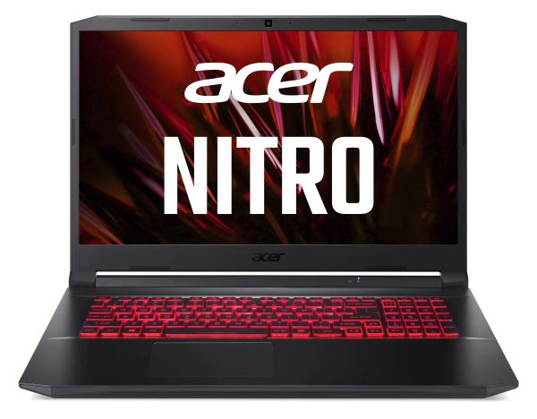 Acer NITRO/ 5 AN517-54/ i5-11400H/ 17, 3"/ FHD/ 8GB/ 512GB SSD/ GTX 1650/ bez OS/ Black/ 2R