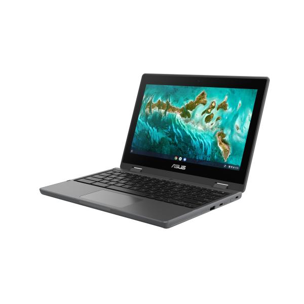 ASUS Chromebook CR1/ CR1100/ N5100/ 11, 6"/ 1366x768/ T/ 4GB/ 64GB eMMC/ UHD/ Chrome/ Gray/ 2R 