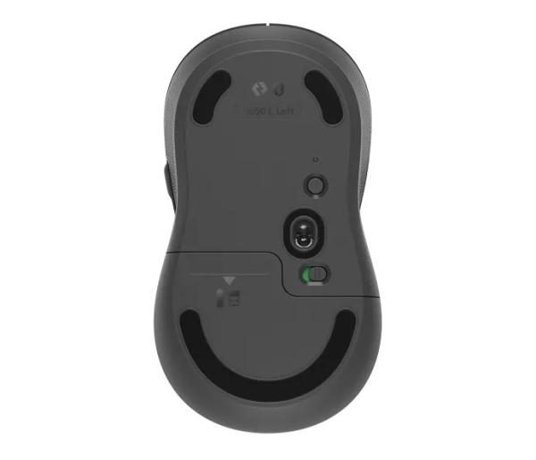 Logitech M650L/ Kancelárska/ Laserová/ Pre ľavákov/ Bezdrôtová USB + Bluetooth/ Šedá 