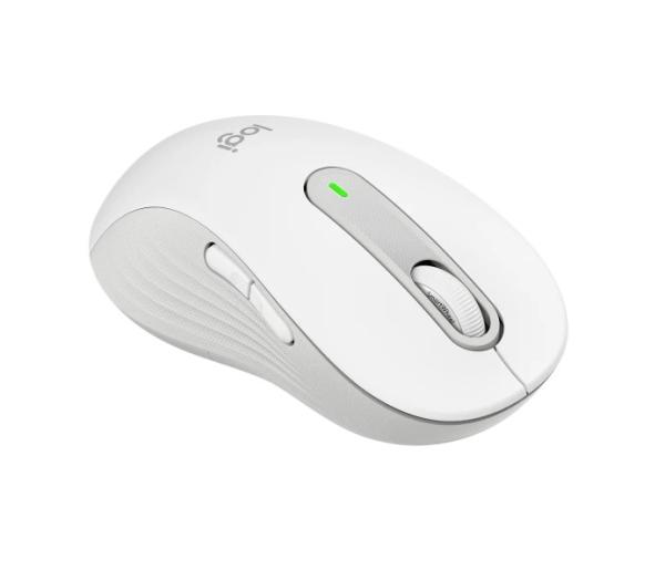 Logitech M650L/ Kancelárska/ Laserová/ Pre ľavákov/ Bezdrôtová USB + Bluetooth/ Biela 