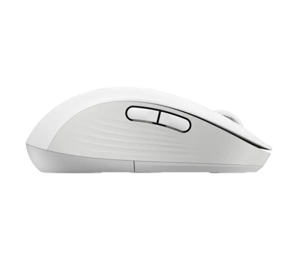Logitech M650L/ Kancelárska/ Laserová/ Pre ľavákov/ Bezdrôtová USB + Bluetooth/ Biela 
