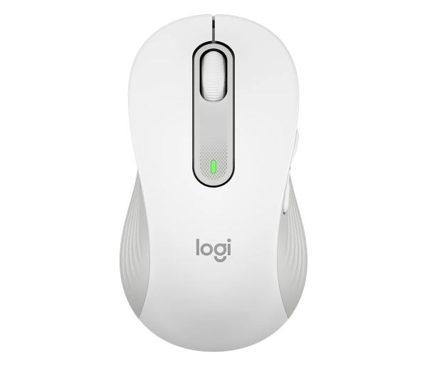 Logitech M650L/ Kancelárska/ Laserová/ Pre ľavákov/ Bezdrôtová USB + Bluetooth/ Biela