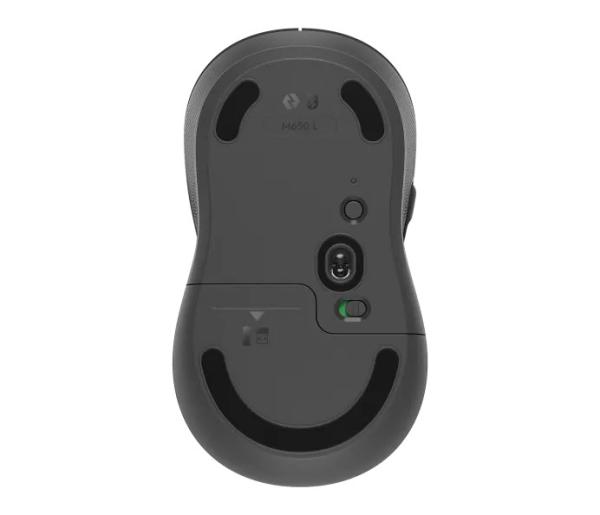 Logitech M650M/ Kancelárska/ Laserová/ Bezdrôtová USB + Bluetooth/ Šedá 