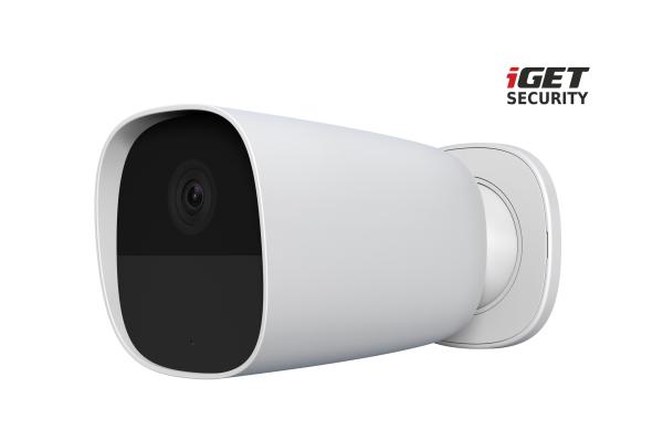iGET SECURITY EP26 White - WiFi bateriová FullHD kamera, IP65, zvuk, samostatná a pro alarm M5-4G CZ 