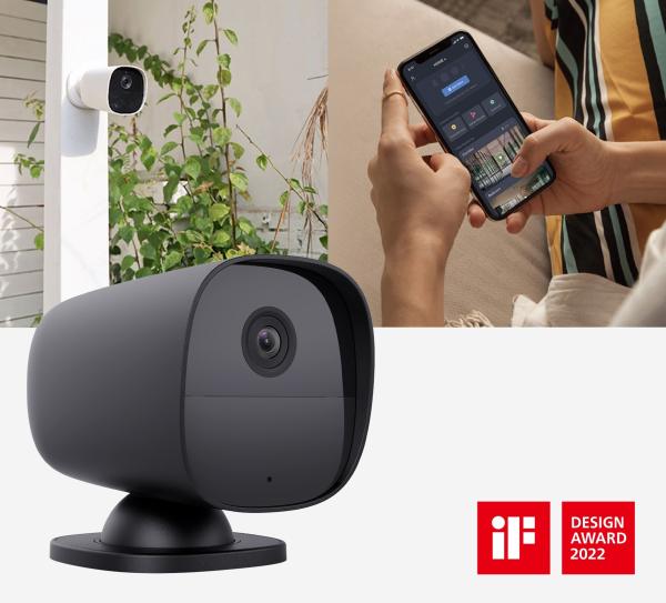 iGET SECURITY EP26 Black - WiFi batériová FullHD kamera, IP65, zvuk, samostatná a pre alarm M5-4G CZ 