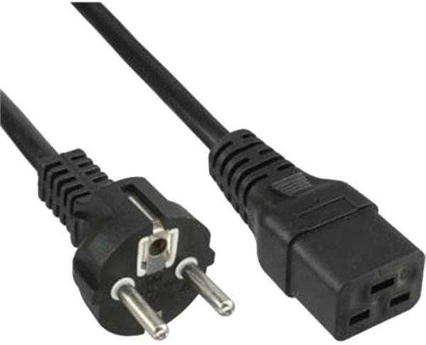 PremiumCord Kabel síťový k počítači 230V 16A 1, 5m IEC 320 C19 konektor