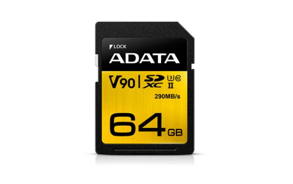 Adata/ SDXC/ 64GB/ 290MBps/ UHS-II U3 / Class 10