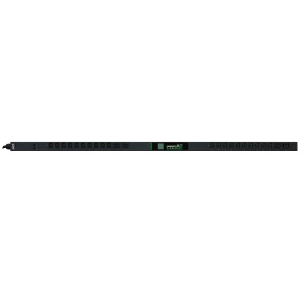 APC Easy PDU,  spínaná,  ZeroU,  32A,  230V,  (20)C13 a (4)C19,  IEC 60309 32A 2P + E (3m)