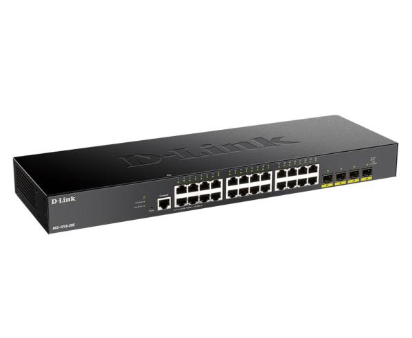 D-Link DGS-1250-28X Smart switch 24x Gb, 4x 1G/ 10G SFP+ 