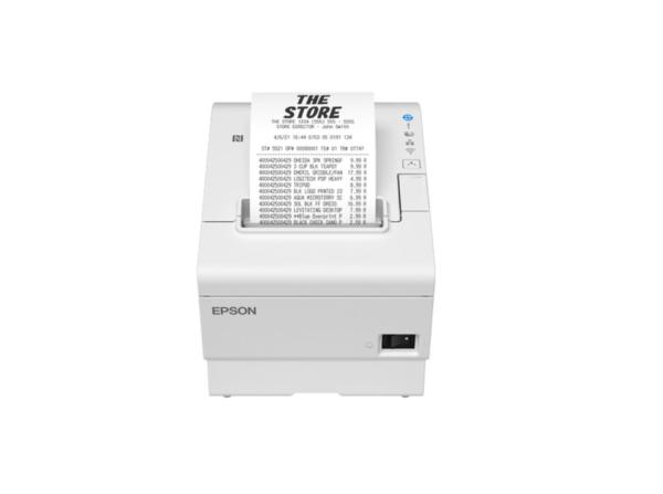 EPSON pokladničná tlačiareň TM-T88VII biela, USB, Ethernet, PoweredUSB