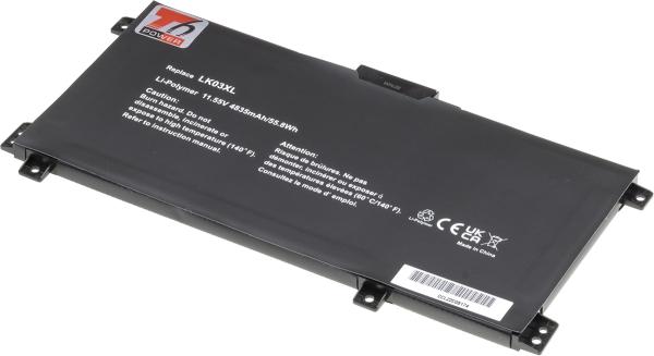 Batéria T6 Power HP Envy 15-bp000, 15-cn000, 17-ae000 x360 séria, 4835mAh, 55Wh, 3cell, Li-pol