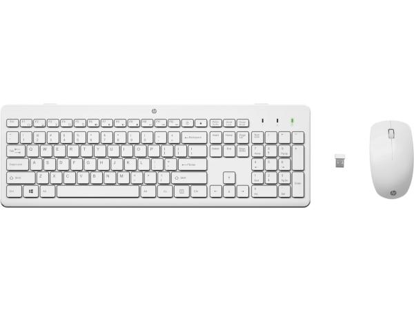 HP 230 klávesnice a myš/ bezdrátová/ white