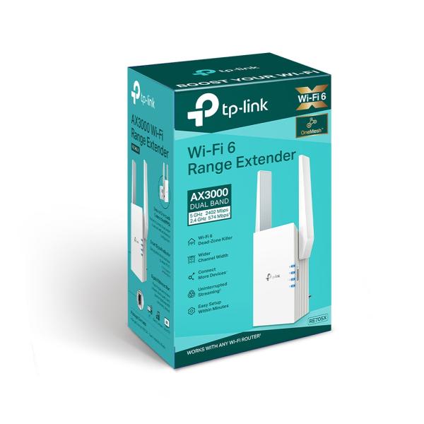 TP-Link RE705X AX3000 WiFi6 Range Extender 