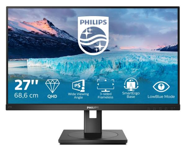 27" LED Philips 275S1AE - IPS, QHD, DP, HDMI, DVI