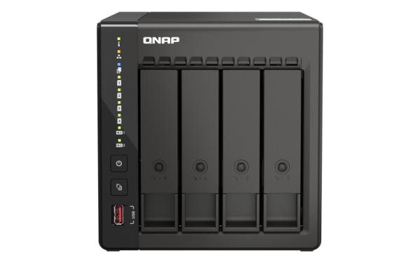 QNAP TS-453E-8G (4core 2, 6GHz, 8GB RAM, 4x SATA, 2x M.2 NVM slot, 2x HDMI 4K, 2x 2, 5GbE, 4x USB)