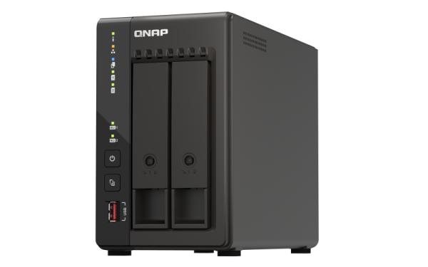 QNAP TS-253E-8G (4core 2, 6GHz, 8GB RAM, 2x SATA, 2x M.2 NVM slot, 2x HDMI 4K, 2x 2, 5GbE, 4x USB) 