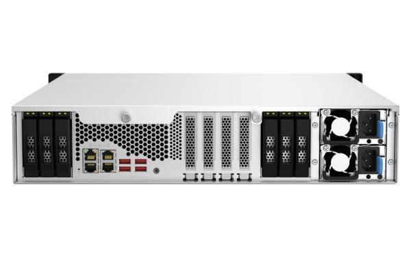 QNAP TS-h1887XU-RP-E2334-16G (Xeon 4, 8GHz, ZFS, 16GB ECC RAM, 12x 3, 5" + 6x2, 5", 2x 2, 5GbE, 2x10GbE) 