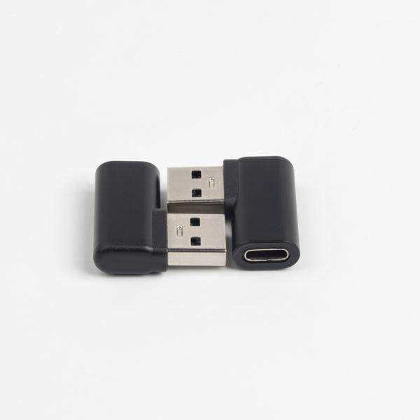 PremiumCord redukcia USB-C - USB 3.0 Male, zahnutá 