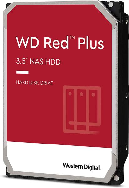 WD Red Plus/ 4TB/ HDD/ 3.5"/ SATA/ 5400 RPM/ Červená/ 3R