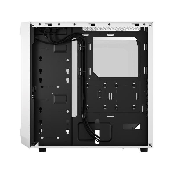 Fractal Design Focus 2 RGB White TG Clear Tint/ Midi Tower/ Transpar./ Čierna a biela 