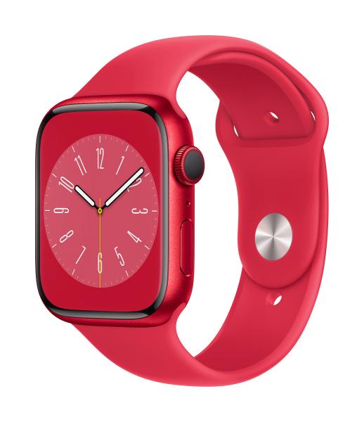 Apple Watch S8/ 45mm/ PRODUCT RED/ Sport Band/ PRODUCT RED