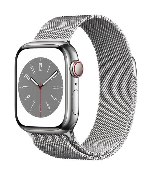 Apple Watch S8 Cell/ 45mm/ Silver/ Elegant Band/ Silver