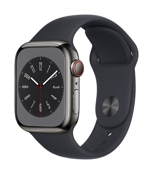 Apple Watch S8 Cell/ 45mm/ Graphite/ Sport Band/ Midnight