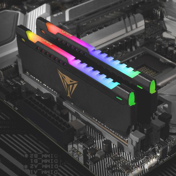 Patriot Viper Steel/ DDR4/ 16GB/ 3600MHz/ CL18/ 2x8GB/ RGB/ Black 