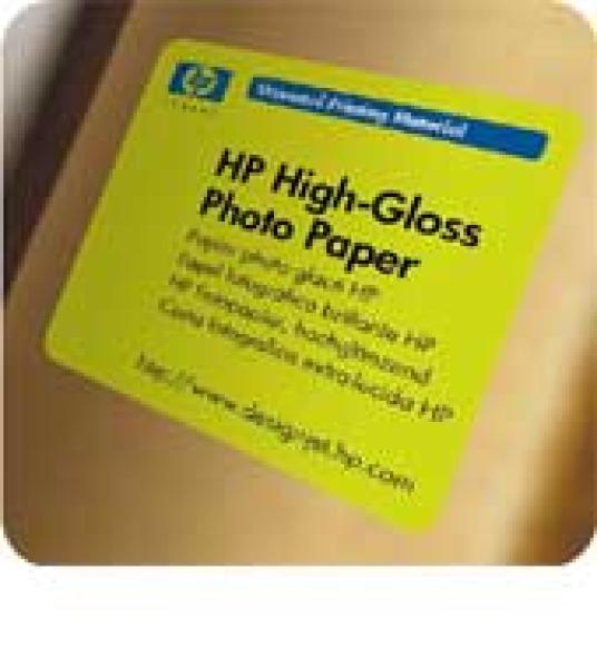 HP Universal Gloss Photo Paper-1067 mm x 30.5 m (42 in x 100 ft),  6.6 mil,  200 g/m2, Q1428B