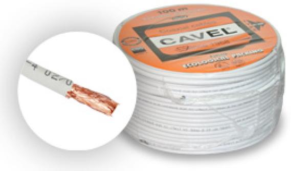Cavel KF114 - celomedený koaxiálny kábel
