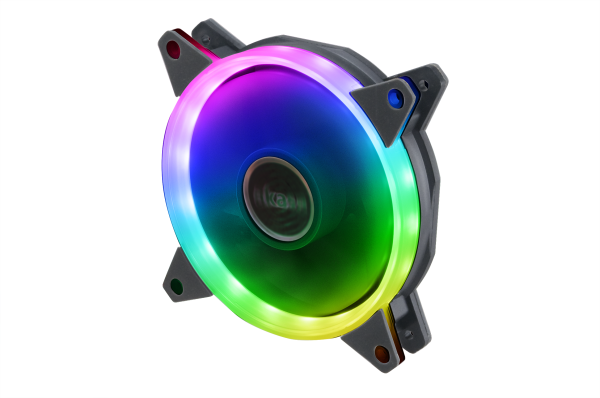 prídavný ventilátor Akasa Vegas AR7 LED12 cm RGB