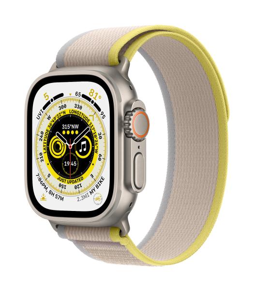 Apple Watch Ultra/ 49mm/ Titan/ Sport Band/ Yellow-Beige