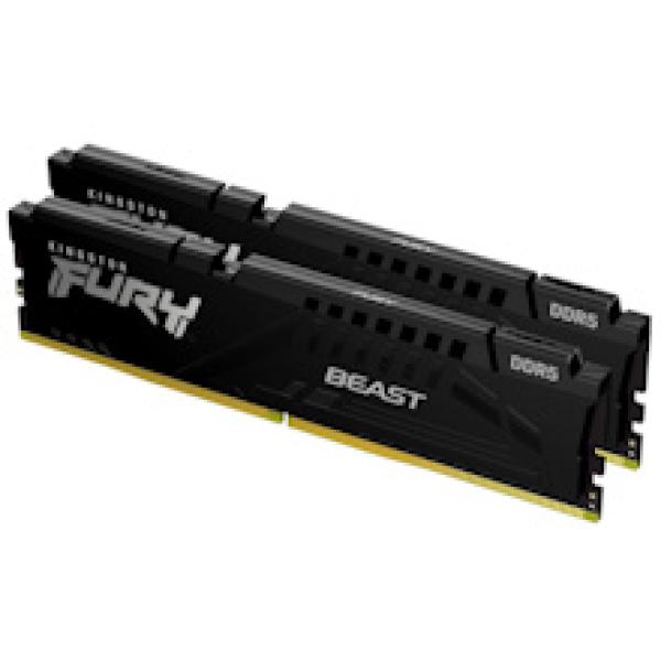 Kingston FURY Beast EXPO/ DDR5/ 32GB/ 5200MHz/ CL36/ 2x16GB/ Black 
