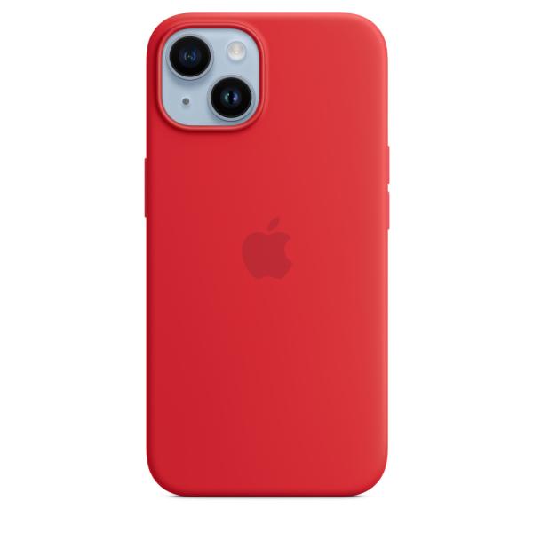 iPhone 14 Silicone Case with MS - (PRODUCT)RED