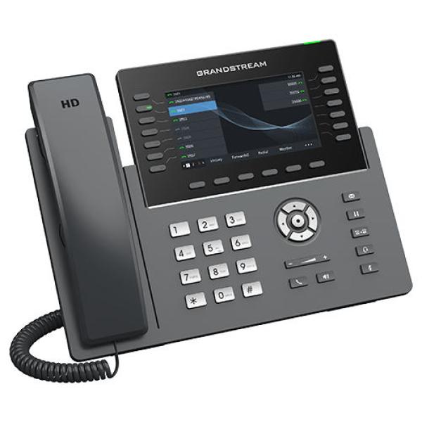 Grandstream GRP2650 SIP telefón, 5" bar.displej, 6 SIP účty, 14 pr. hr., 2x1Gb, WiFi, BT, USB 