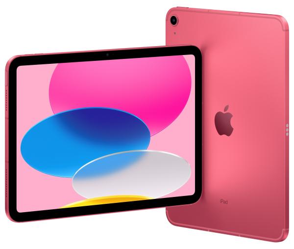 Apple iPad 10.gen/ WiFi + Cell/ 10, 9"/ 2360x1640/ 256GB/ iPadOS16/ Ružová