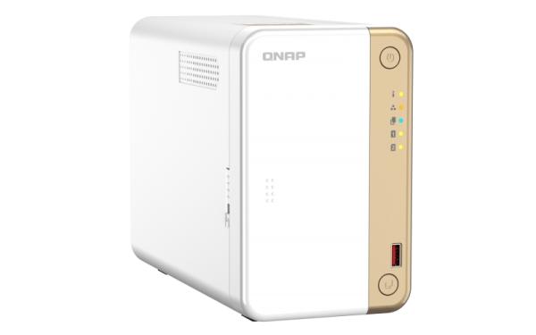QNAP TS-262-4G (2core 2, 9GHz, 4GB RAM, 2x SATA, 2x M.2 NVMe, 1x PCIe, 1x 2, 5GbE, 1x HDMI 4K, 4x USB) 