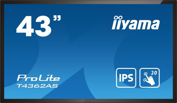 43" iiyama T4362AS-B1:IPS, 4K UHD, Android, 24/ 7