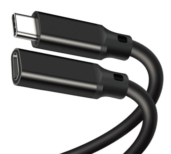 PremiumCord Predlžovací kábel USB 3.2 generation 2, C/ male - C/ female, 1, 5m 