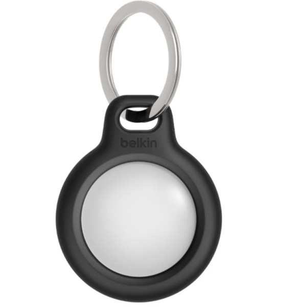 Belkin pouzdro s kroužkem na klíče pro Airtag černé 