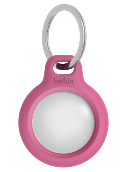 Belkin pouzdro s kroužkem na klíče pro Airtag růžové 