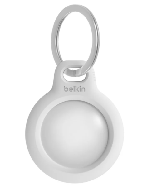 Belkin pouzdro s kroužkem na klíče pro Airtag bílé 