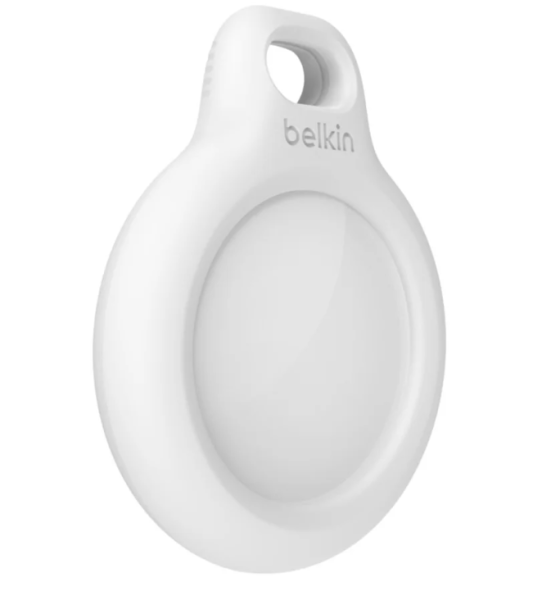Belkin pouzdro s kroužkem na klíče pro Airtag bílé 
