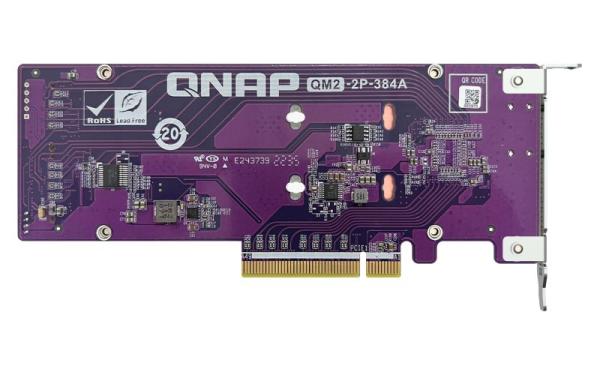 QNAP QM2 Card - QM2-2P-384A 