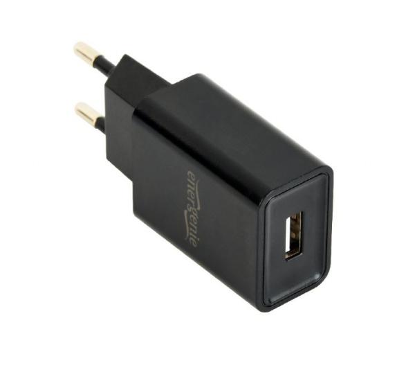 Gembird USB nabíječka 2, 1A, černá