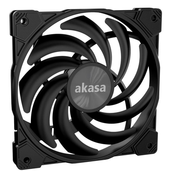 prídavný ventilátor Akasa 12 cm Alucia XS12 čierny 