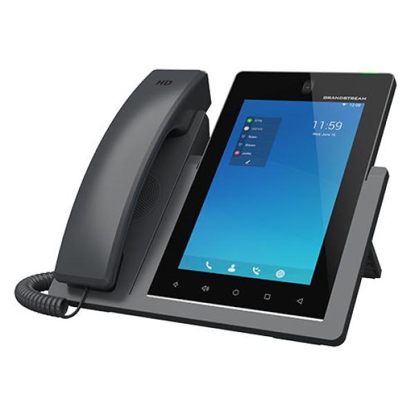 Grandstream GXV3470 SIP video telefón 7" IPS bar.dotyk.displ., Android11, 16 SIP úč. BT, WiFi 